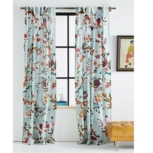 Anthropologie Cecilia Jade Curtain Panels